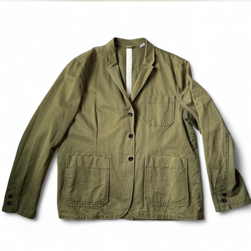 NWOT Jack spade bleeker street New York Green cotton blazer with a relaxed fit